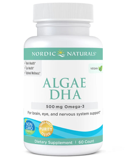 Algue DHA OMEGA 3 60 gélules NORDIC NATURALS