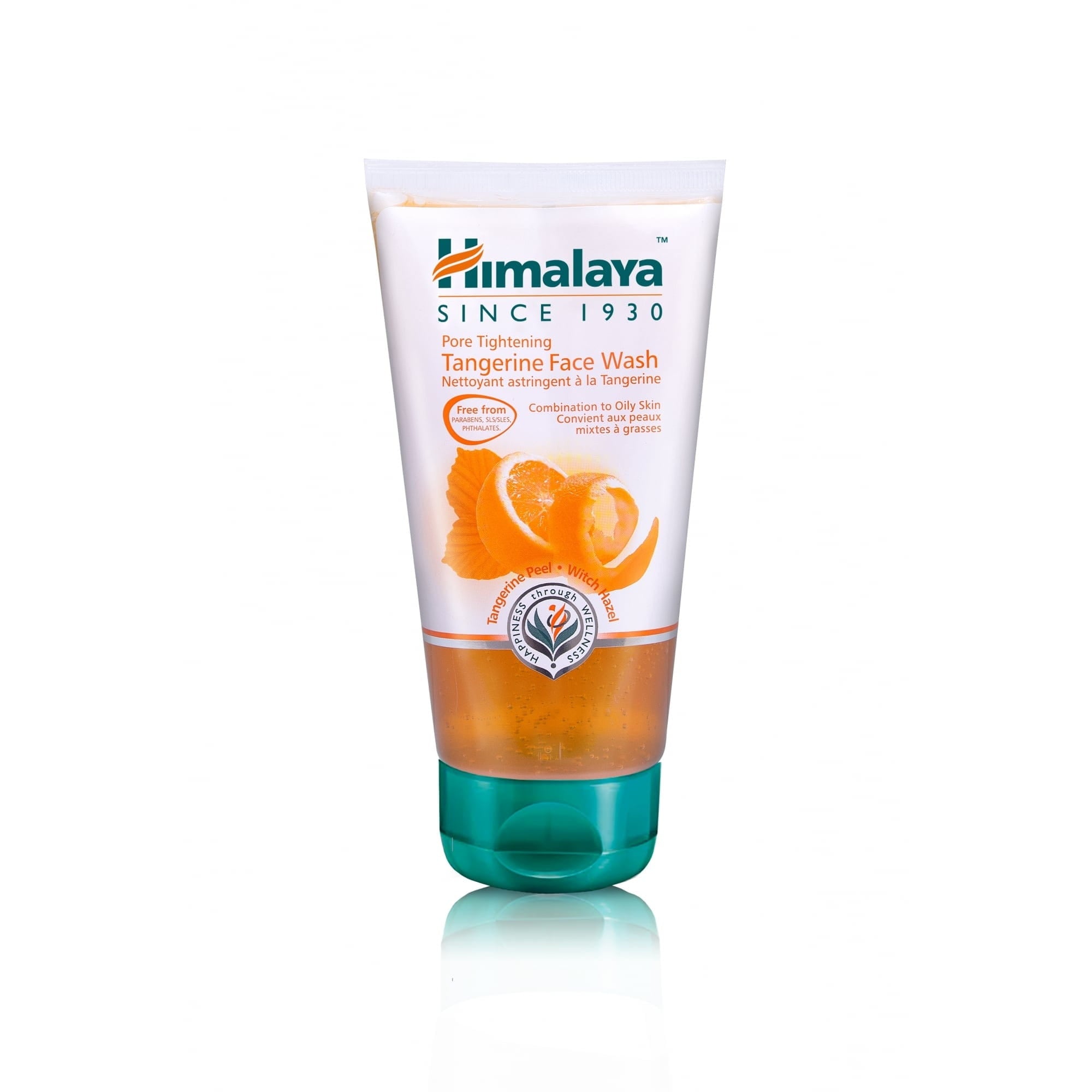 Gel nettoyant pour le visage à la mandarine éclaircissant les pores 150 ml HIMALAYA