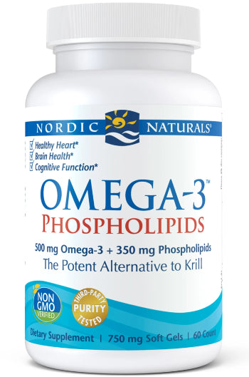 Phospholipides Oméga3 60 gélules NORDIC NATURALS