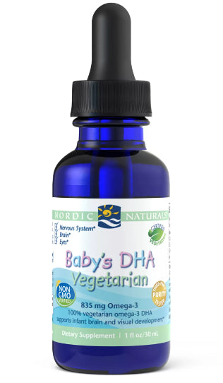 DHA bébé végétarien 835 MG 30 ml NORDIC NATURALS