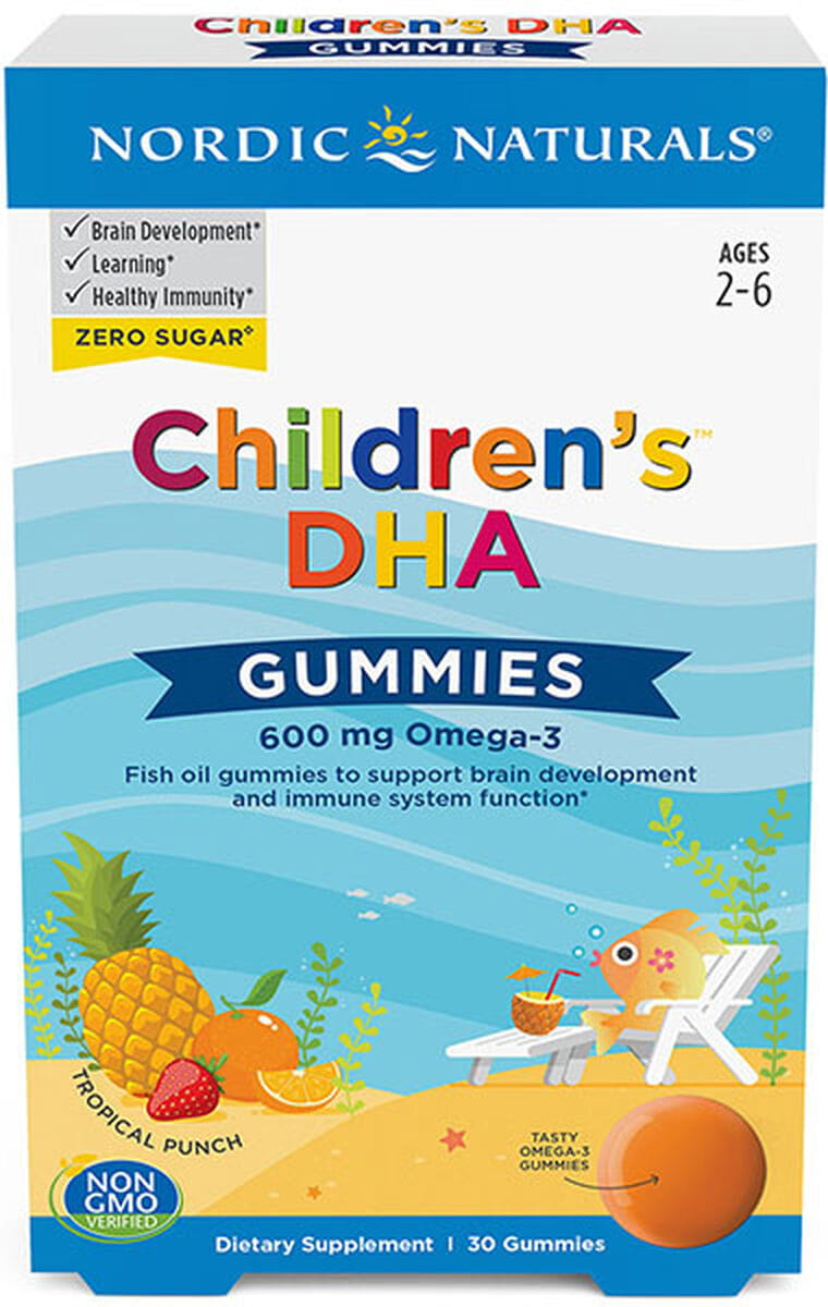 Bonbons DHA pour enfants 30 bonbons NORDIC NATURALS