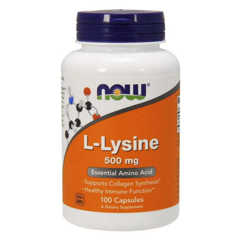 Lysine 500 MG 100 gélules NOW FOODS