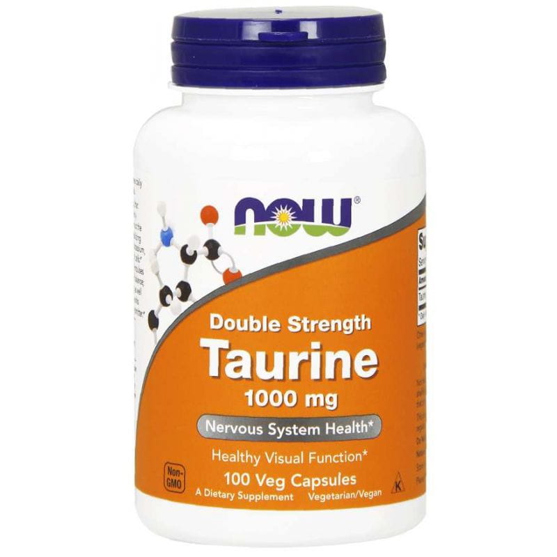 Taurine 1000 MG 100 gélules NOW FOODS