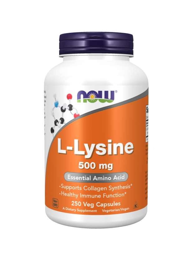 Lysine 500 MG 250 gélules NOW FOODS