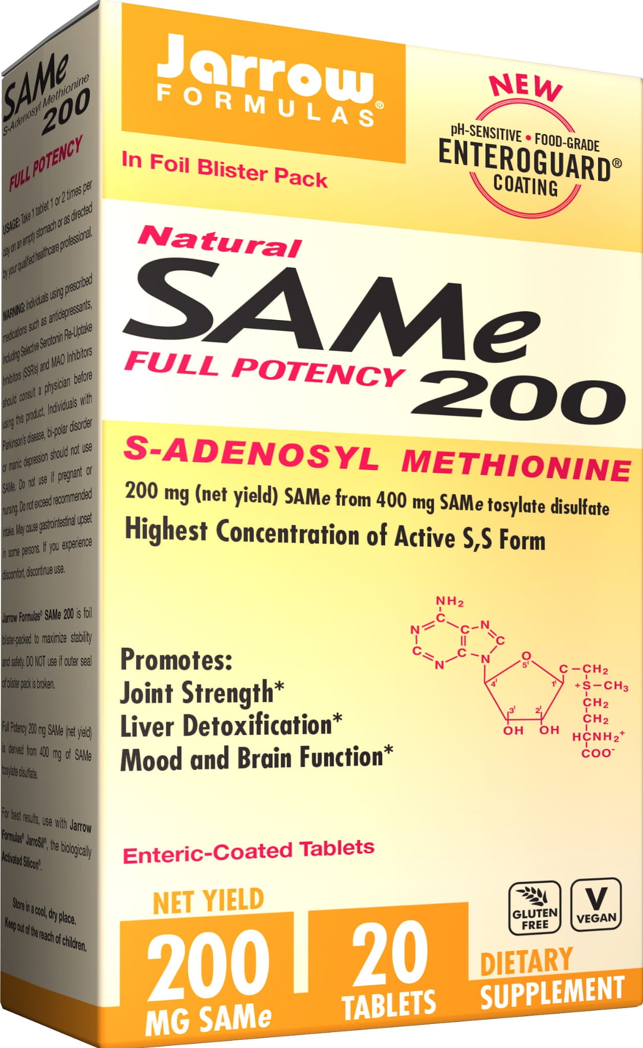 MÊME 20 comprimés FORMULES JARROW