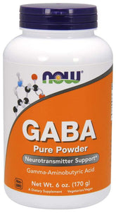 Acide Gaba Gamma Aminobutyrique 170 g NOW FOODS