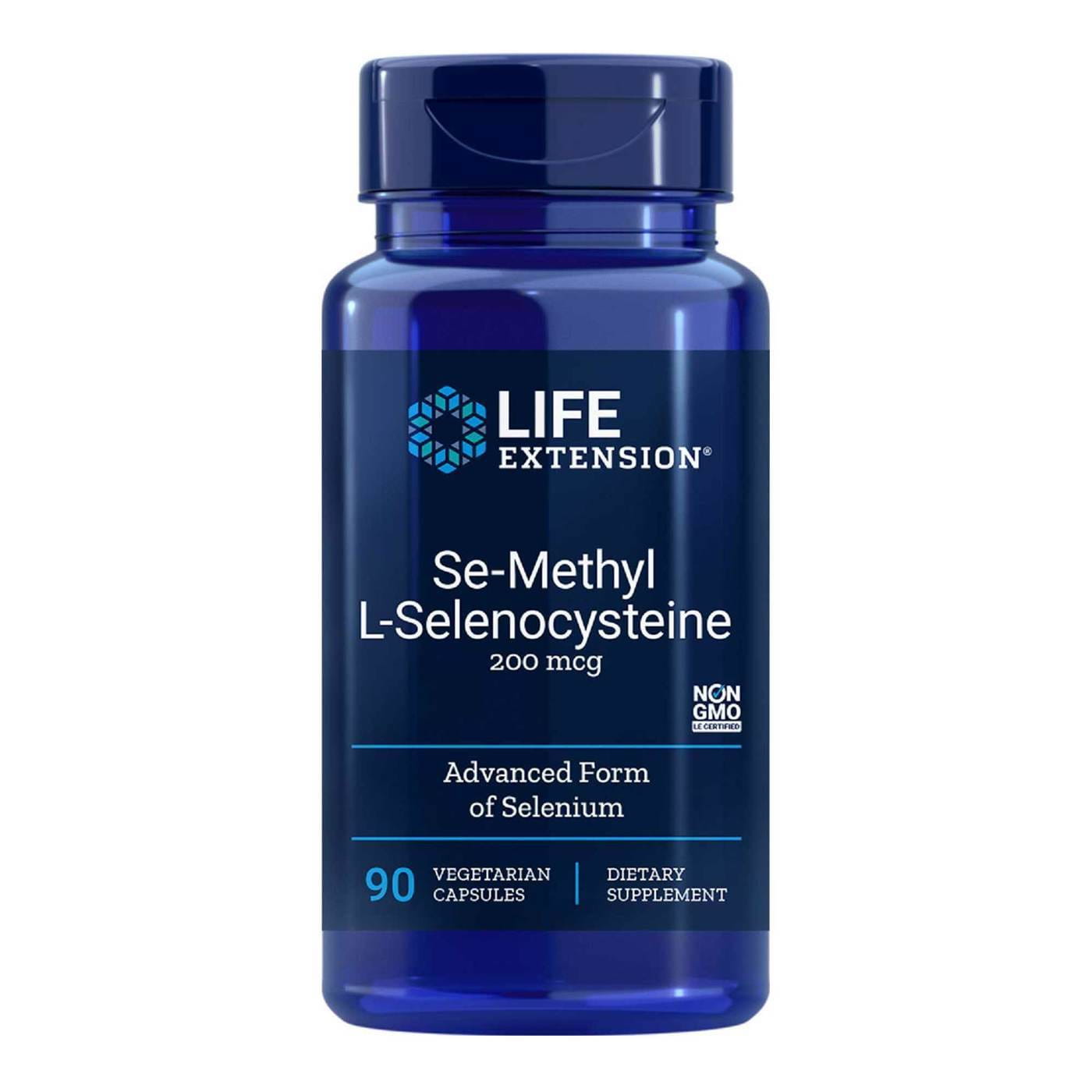 Sélénium séméthyl lsélénocystéine 200 mcg 90 gélules PROLONGATION DE VIE