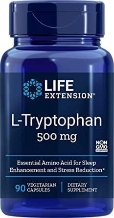 Ltryptophane 500 MG 90 gélules PROLONGATION DE VIE