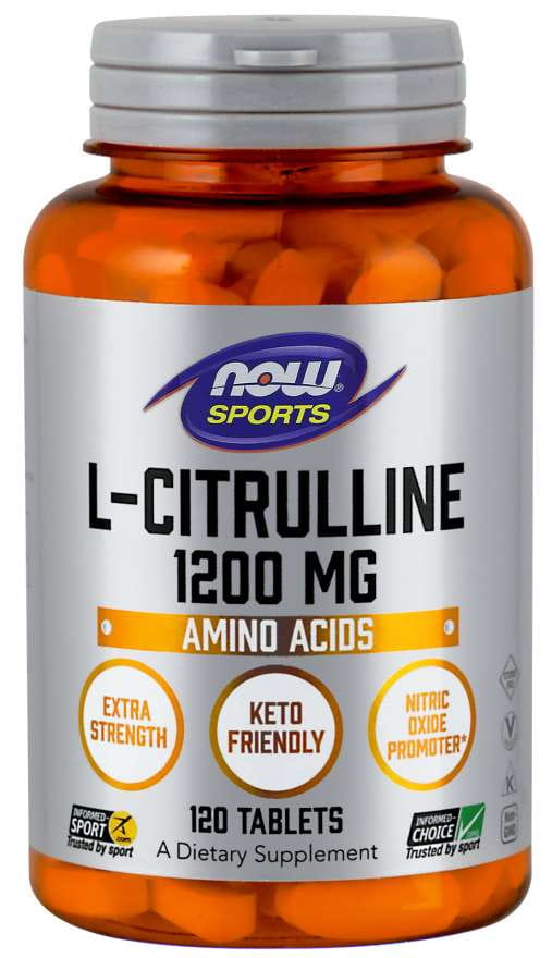 Lcitrulline lcitrulline 1200 MG 120 comprimés NOW FOODS