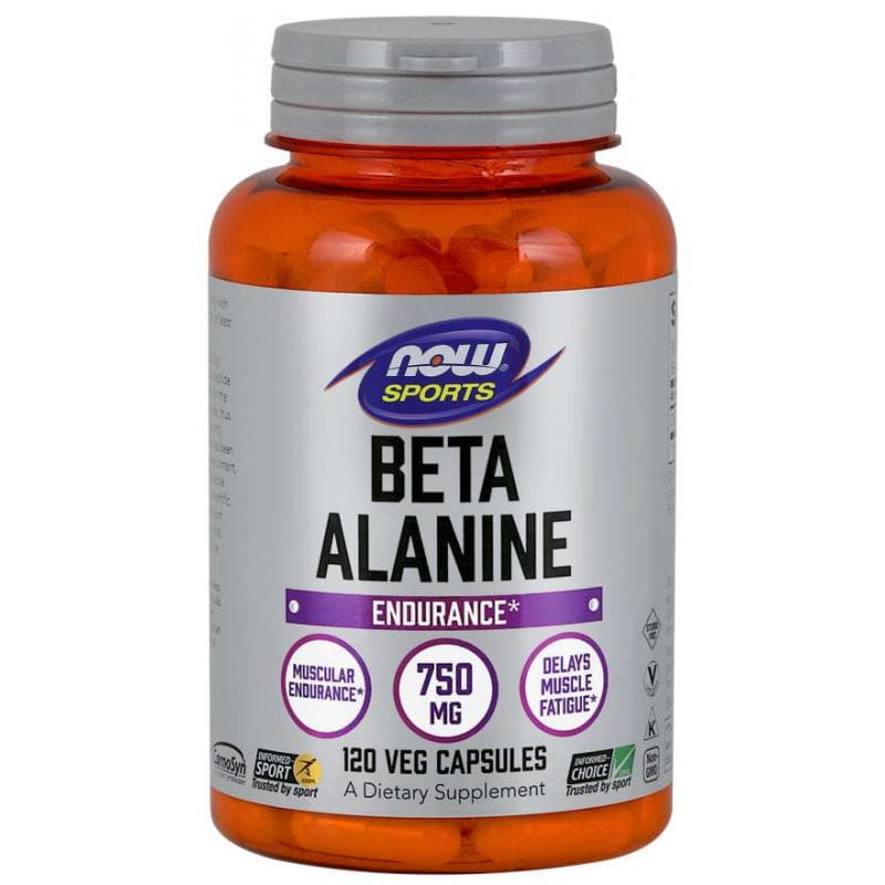 Carnosyn bêta alanine 750 MG 120 gélules NOW FOODS