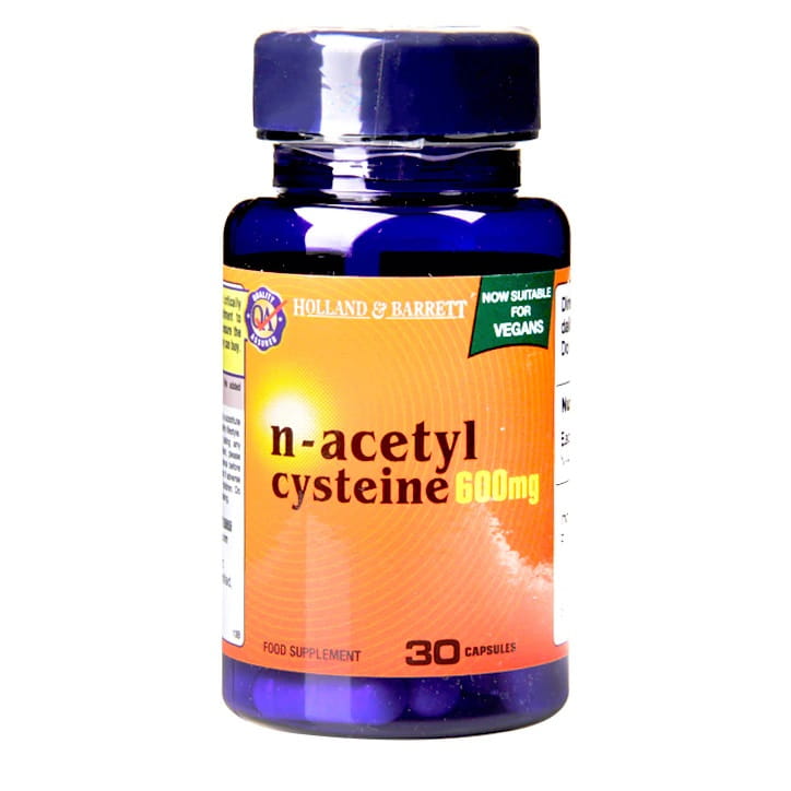 NAC nacétyllcystéine 600 MG 30 gélules HOLLAND & BARRETT