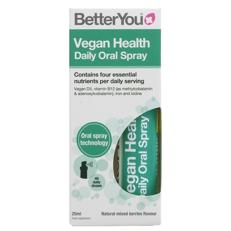 Vegan santé spray buccal quotidien 25 ml BETTERYOU