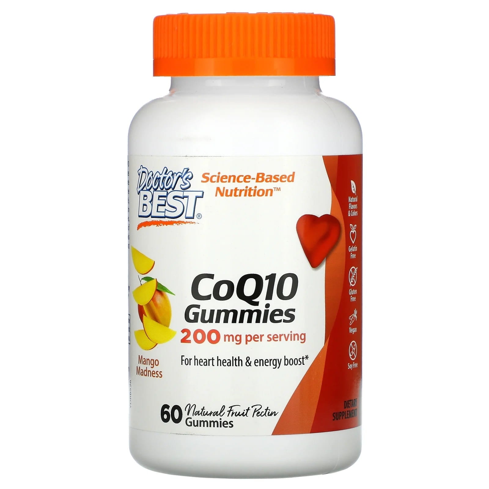 COQ10 gommes coenzyme Q10 100 MG 60 DOCTOR'S BEST