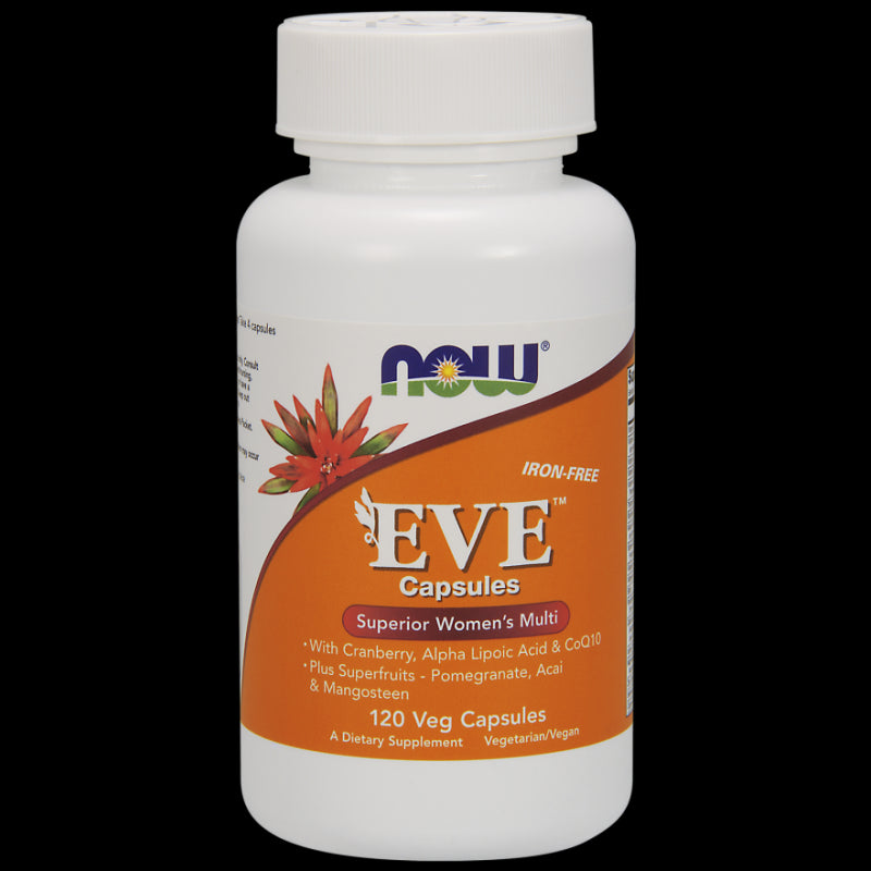 Eve superior womens multi multivitamines et minéraux pour femme veille sans fer 120 capsules NOW FOODS
