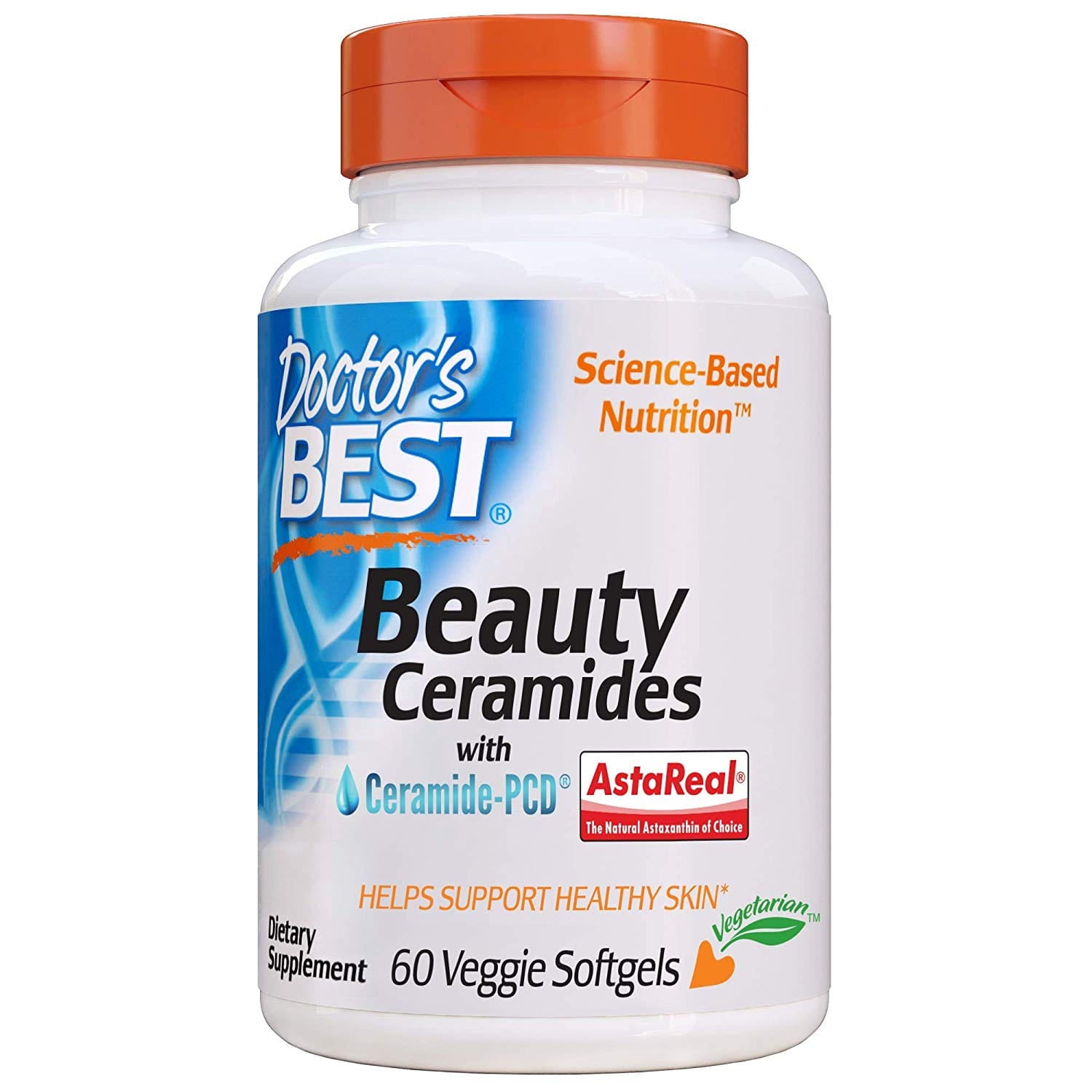 Beauté céramides ceramidpcd et astaxanthine 60 gélules DOCTOR'S BEST