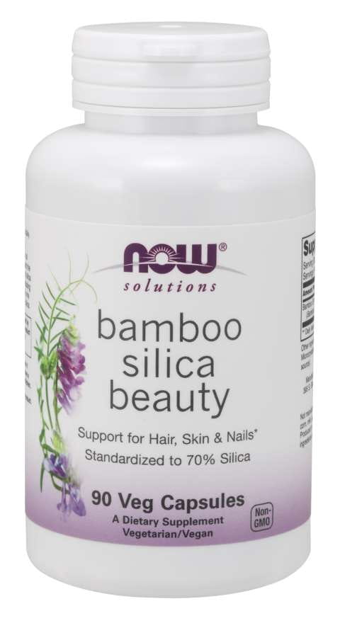 Bambou silice beauté 90 capsules NOW FOODS