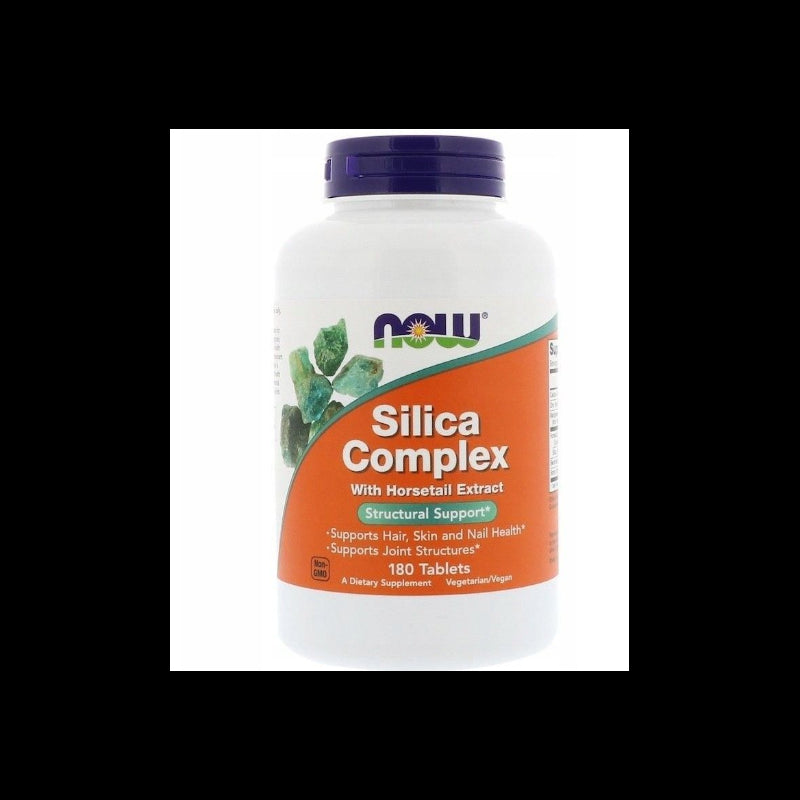 Complexe de silice cheveux peau ongles 180 comprimés NOW FOODS