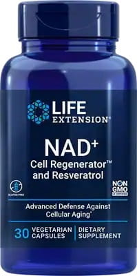 Nadi régénérateur cellulaire et resvératrol 30 capsules LIFE EXTENSION