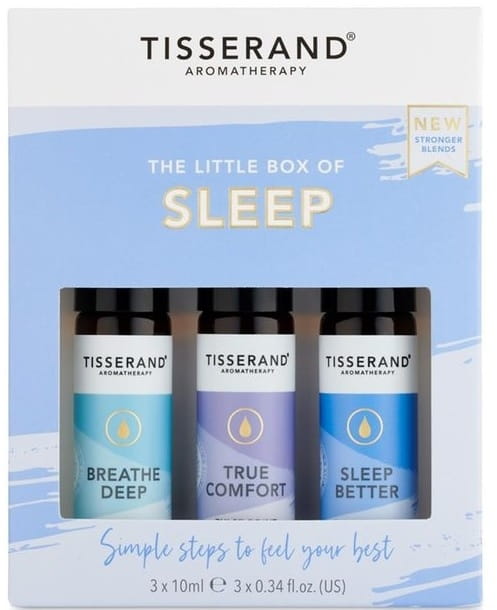 Le petit coffret de sommeil coffret d'huiles essentielles rollon pour une bonne nuit de sommeil 3 x 10 ml TISSERAND