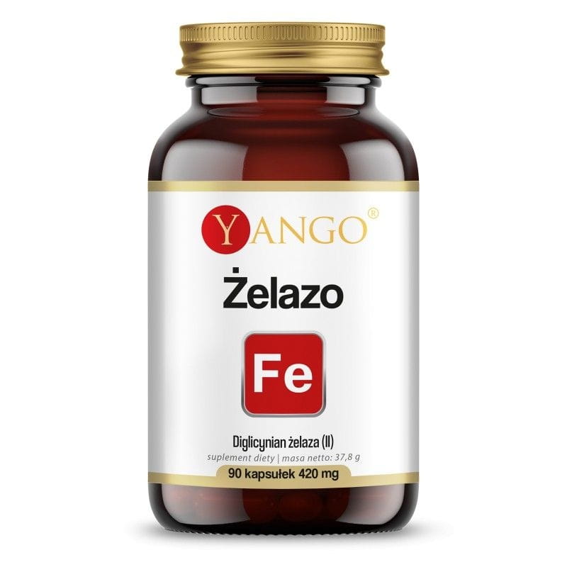 Bisglycinate de fer ferrique 100 MG 90 gélules YANGO