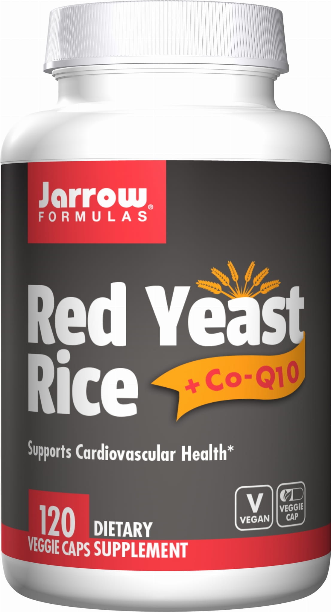 Levure de riz rouge et COQ10 120 gélules FORMULES JARROW