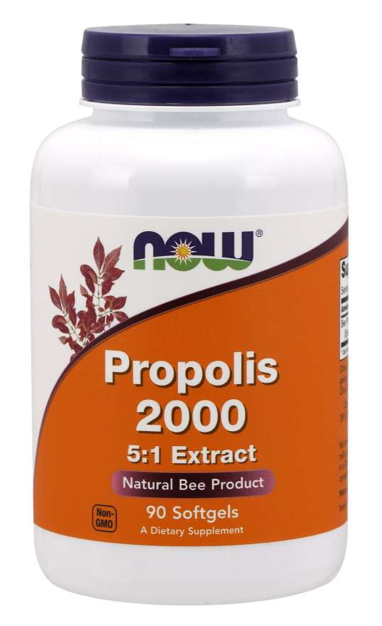 Propolis 2000 extrait 5 : 1 90 gélules NOW FOODS