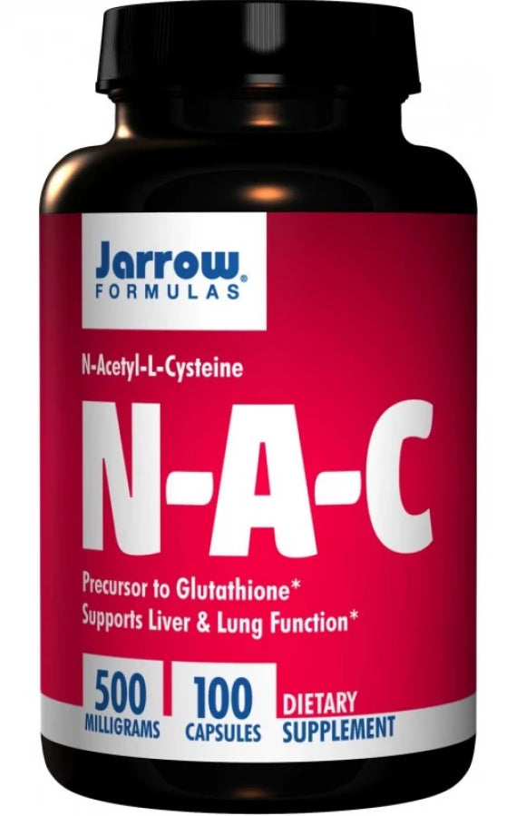 NAC n - acétyl - l - cystéine 500 MG 100 gélules FORMULES JARROW