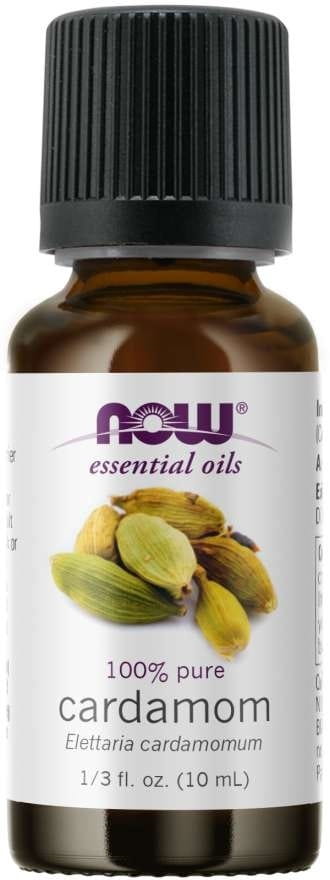 Huile essentielle 100% cardamome 10 ml NOW FOODS HUILES ESSENTIELLES