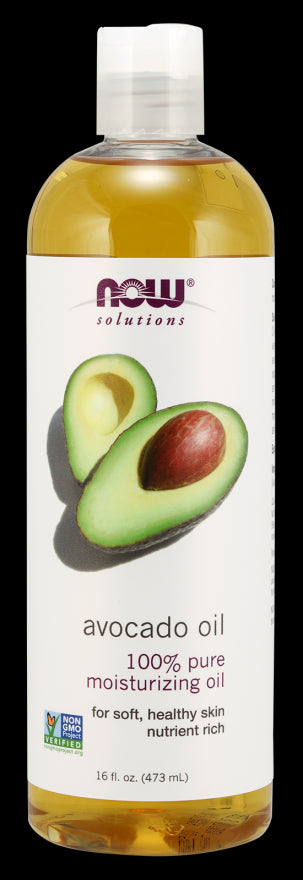 Huile d'avocat huile d'avocat 473 ml NOW FOODS SOLUTIONS