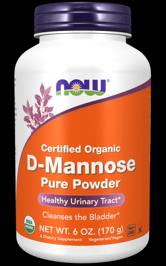 D - Sucre simple de mannose 170 g NOW FOODS
