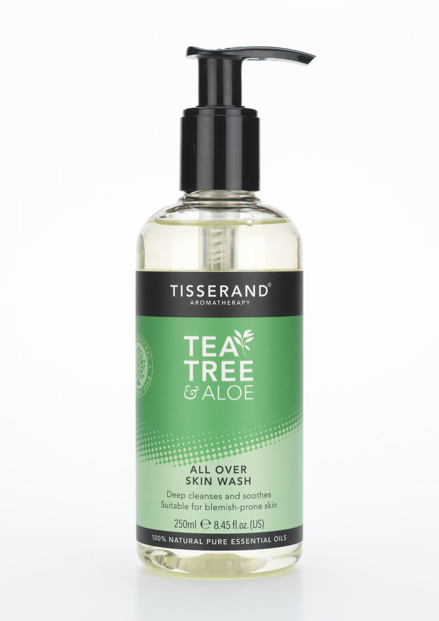 Tea tree & aloe tea tree & aloe gel nettoyant pour la peau 250 ml TISSERAND