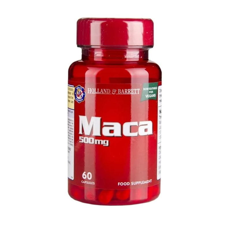 Maca 50 MG extrait 10 : 1 60 gélules HOLLAND & BARRETT