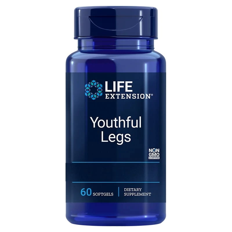 Varices, vaisseaux sanguins, jambes jeunes, 60 gélules de LIFE EXTENSION