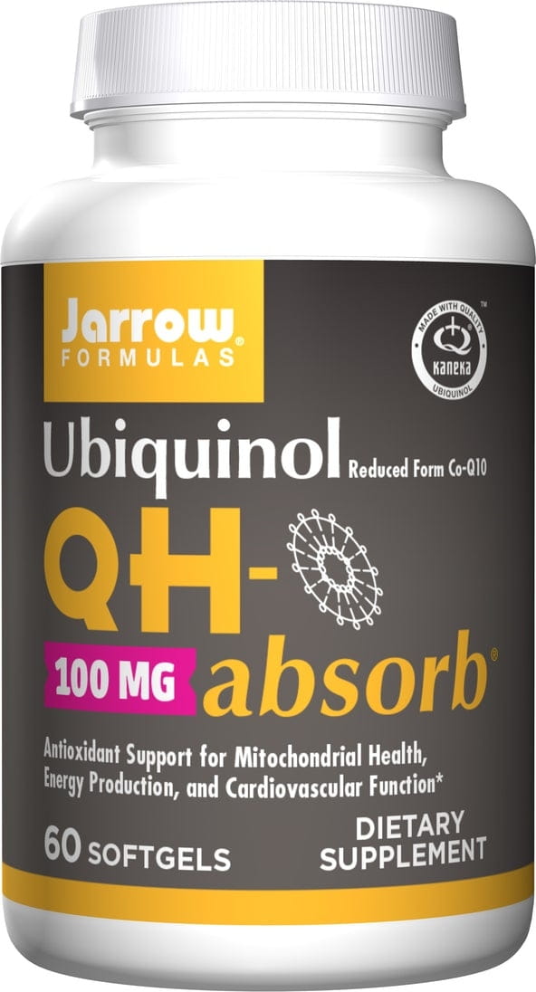 Ubiquinol qh - absorbant coenzyme Q10 100 MG 60 gélules FORMULES JARROW