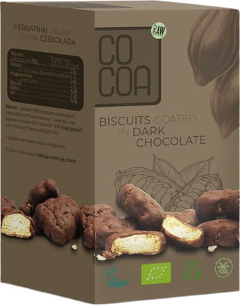 Mini biscuits au chocolat noir BIO 80 g - CACAO