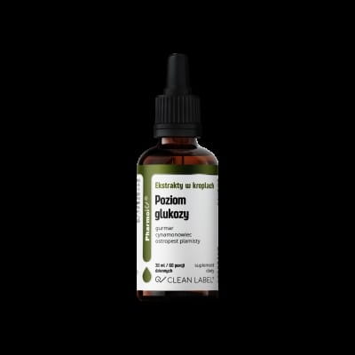 Extraits en gouttes pour le bon taux de glucose sans gluten 30 ml - PHARMOVIT