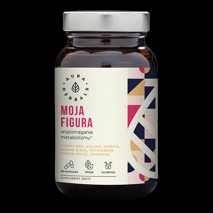 Ma silhouette soutenant le métabolisme 60 gélules d'AURA HERBALS