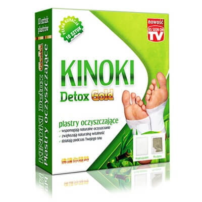 Kinoki detox gold patchs nettoyants 10 pièces AURA HERBALS