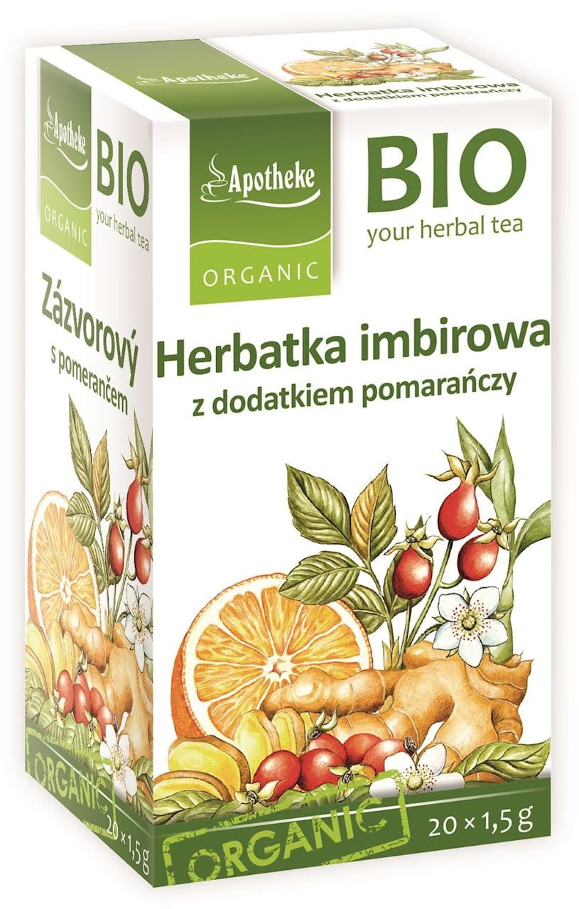 Thé BIO gingembre - orange 20 x 15 g - APOTHEKE