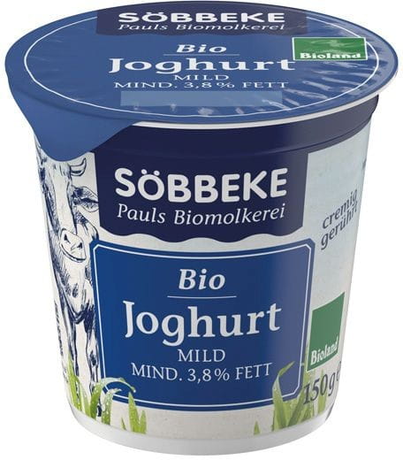 Yaourt nature 38% BIO 150 g - SOBBEKE