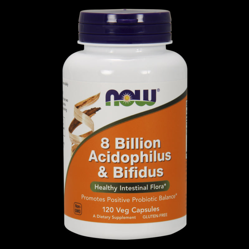 milliards Acidophilus & bifidus Probiotique 120 gélules NOW FOODS