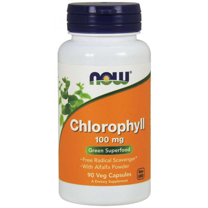 Chlorophylle Chlorophylle 100 MG 90 gélules NOW FOODS