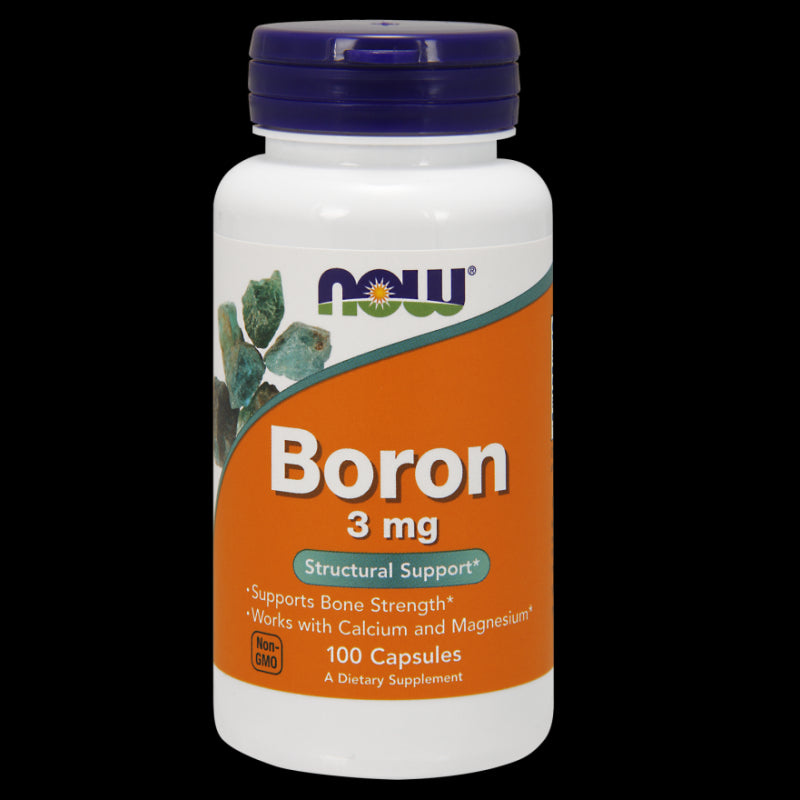 Bore bore 3 MG 100 gélules NOW FOODS