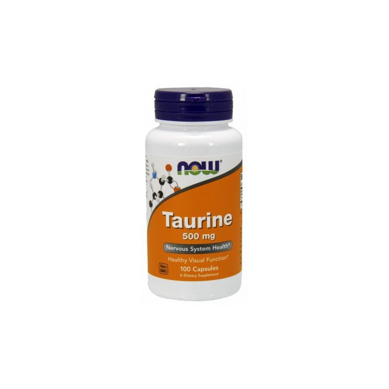 Taurine 500 MG 100 gélules NOW FOODS