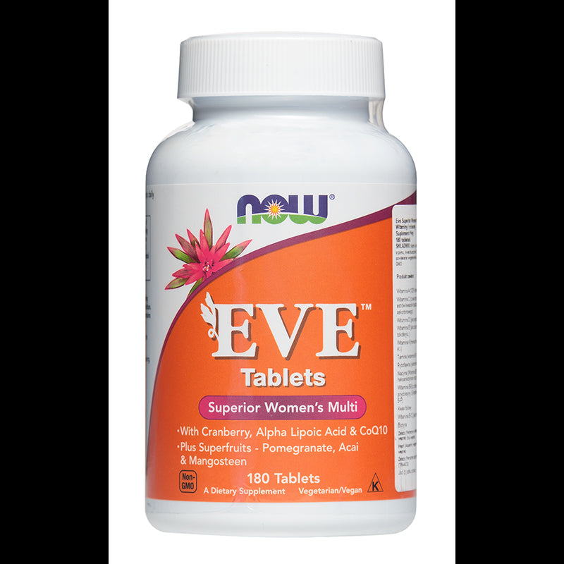 Eve superior womens multi multivitamines et minéraux pour femmes eve 180 comprimés NOW FOODS