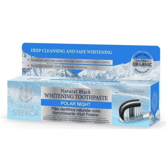 Dentifrice blanchissant noir ECO 100 g - NATURA SIBERICA
