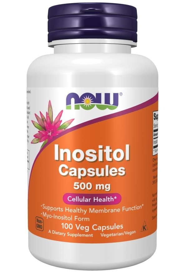 Inositol 500 MG 100 gélules NOW FOODS