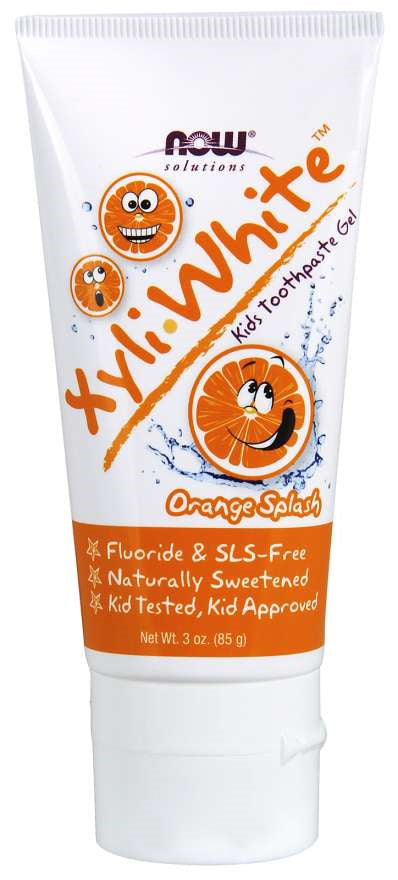 Xyliwhite ™ orange splash dentifrice gel dentifrice pour enfants 85 g NOW FOODS