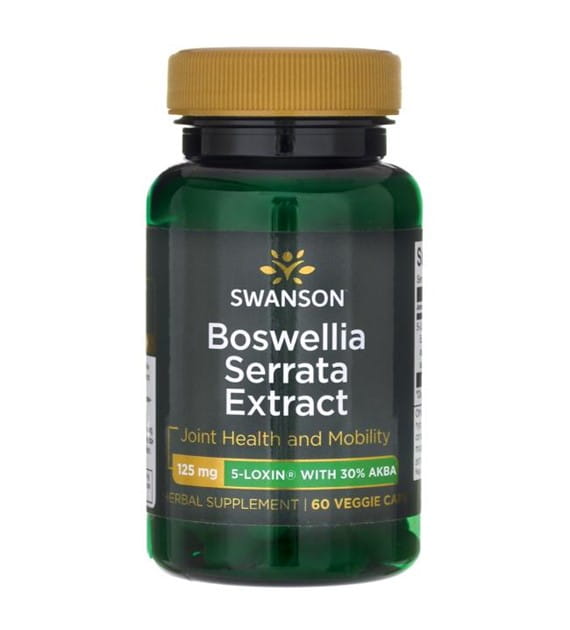 Boswellia serrata extrait standardisé 5 - loxine boswellia serrata extrait 60 gélules SWANSON