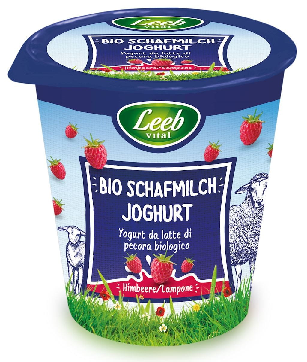 Yaourt de brebis framboise BIO 125 g - LEEB VITAL